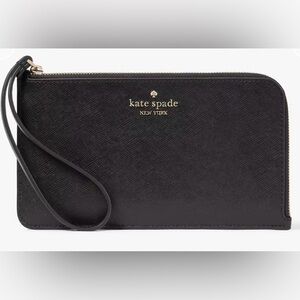 Kate Spade Black Wristlet Wallet. NWOT